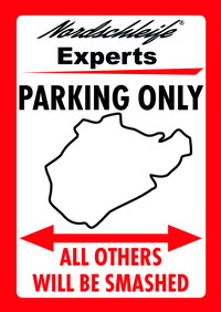 Nordschleife parking sign